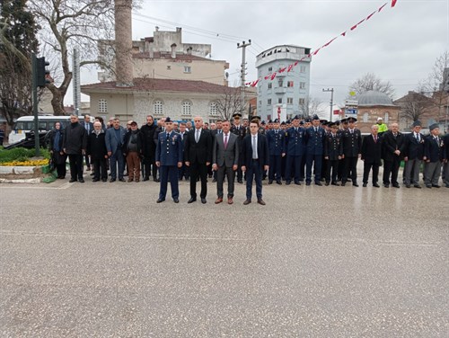 18 Mart Şehitleri Anma Günü ve Çanakkale Deniz Zaferi'nin 108'inci Yıl Dönümü Münasebetiyle Tören Düzenlendi