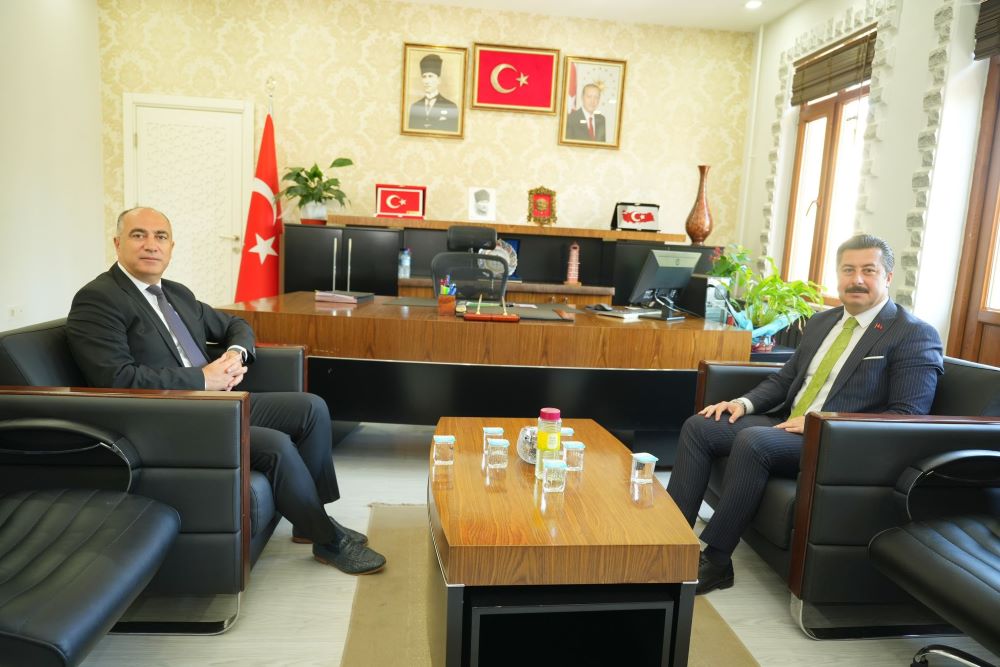 Belediye Başkanı Ercan ÖZEL'in Kaymakamımız Ümit ALTAY'a Ziyaretleri