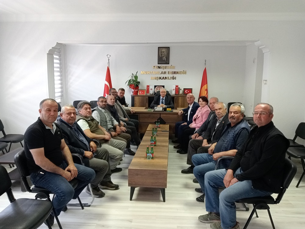 Kaymakamımız Hulusi DOĞAN'ın Muhtarlar Derneği Başkanlığına Ziyareti